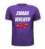 foto 3 Zwaar verliefd T-shirt Valentijn, dol, smoor, verzot, weg