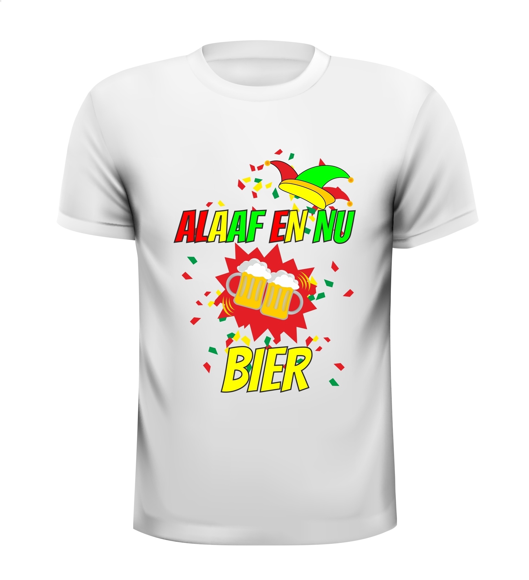 Alaaf en nu bier carnavals T-shirt