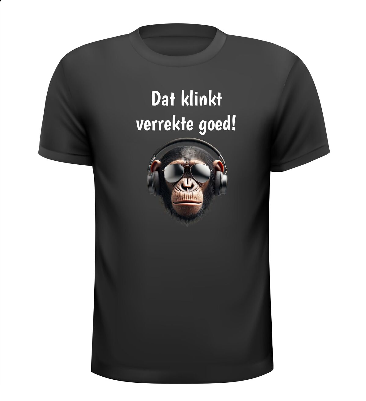 Dat klinkt verrekte goed muziek T-shirt notenbalk grappig feest