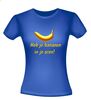 foto 6 heb je bananen in je oren T-shirt uitspraak gezegde