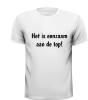foto 3 het is eenzaam aan de top shirt kampioen winnaar