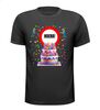 Hiep hiep hoera slagroom taart t-shirt verjaardag