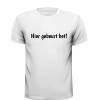 foto 1 Hier gebeurt het T-shirt tekst grappig