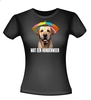 foto 2 hondenweer grappig tekst T-shirt