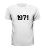 foto 13 jaartal 1971 vintage opdruk shirt