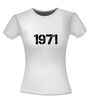 foto 14 jaartal 1971 vintage opdruk shirt