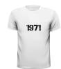 foto 2 jaartal 1971 vintage opdruk shirt