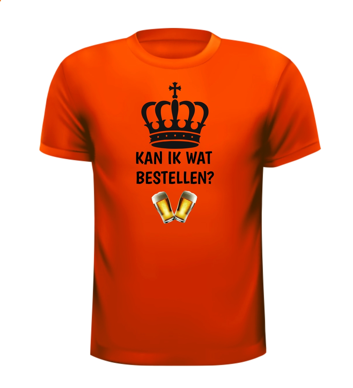 kan ik wat bestellen bier koningsdag T-shirt bier drank