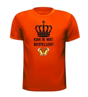 Kan ik wat bestellen bier koningsdag T-shirt bier drank Kan ik wat bestellen bier koningsdag T-shirt bier drank