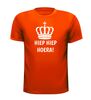 Koningsdag T-shirt hiep hiep hoera