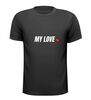 My love T-shirt verliefd liede valentijn