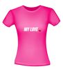 foto 12 My love T-shirt verliefd liede valentijn