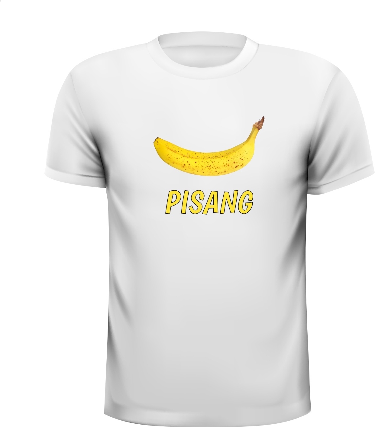 Pisang banaan T-shirt bananen grappig gek