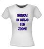 foto 2 Shirt Hoera ik krijg een zoon T-shirt gezinsuitbreiding geboorte jongen