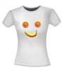 foto 14 smile gezicht sinaasappel banaan fruitmonster T-shirt