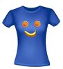 foto 6 smile gezicht sinaasappel banaan fruitmonster T-shirt