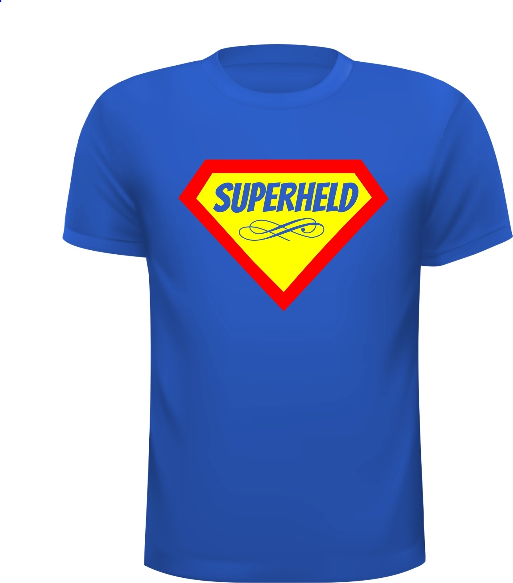 Superheld T-shirt sterk strong held