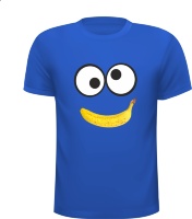 T-shirt Banaan monster koekie grappig gek blij