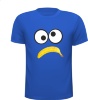 T-shirt banaan monster koekie verdrietig sip sneu cookie blauw