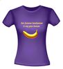 foto 4 T-shirt Een kromme komkommer is nog geen banaan gezegde