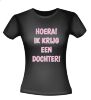 foto 4 T-shirt hoera ik krijg een dochter! geboorte gezinsuitbreiding meisje