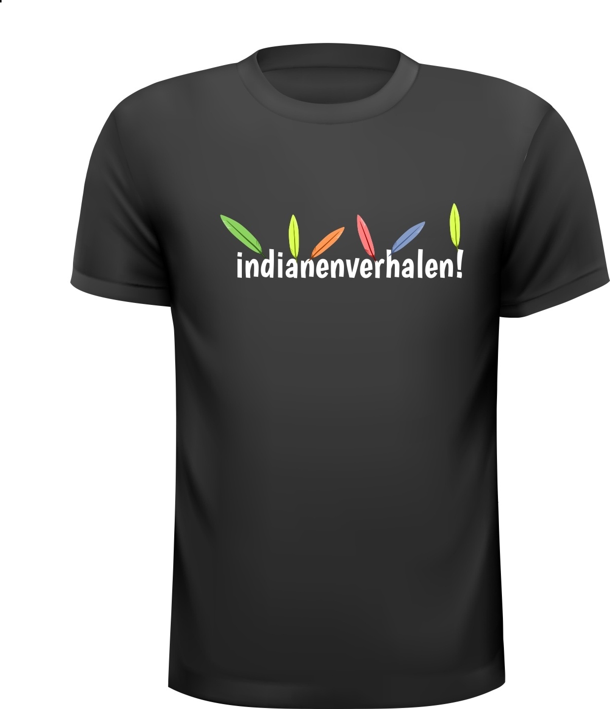 T-shirt indianenverhalen indianenveren grappig