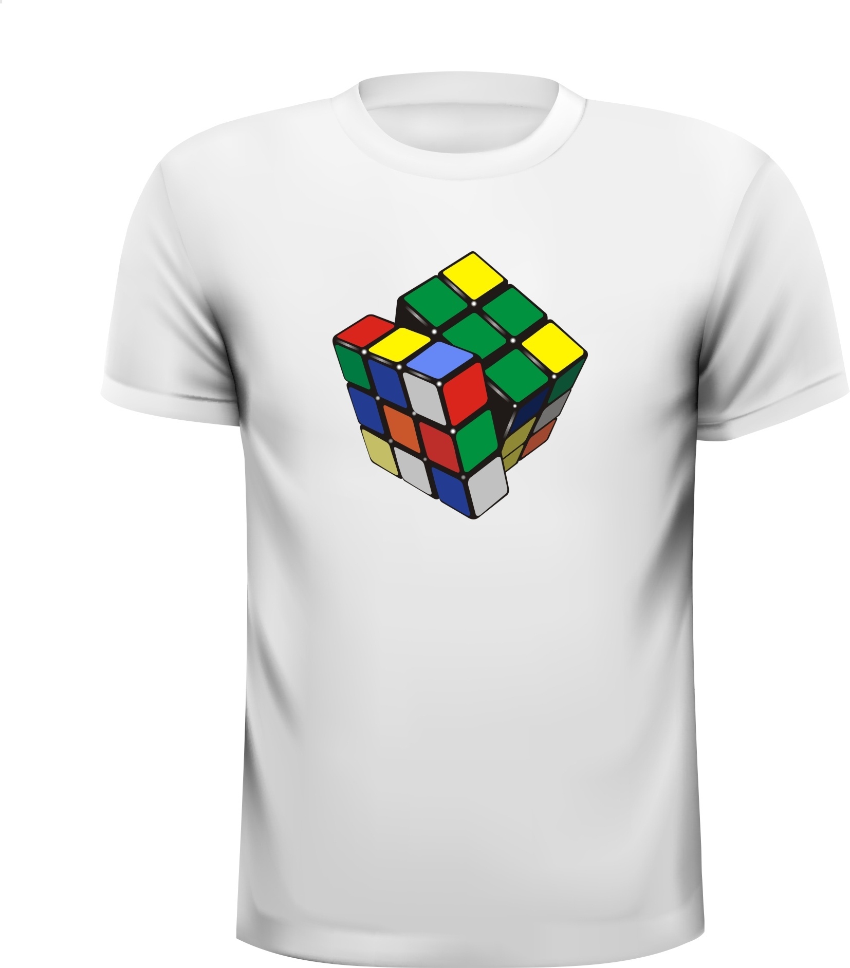 T-shirt Rubi Cube Kubus Rubik Puzzel Speelgoed