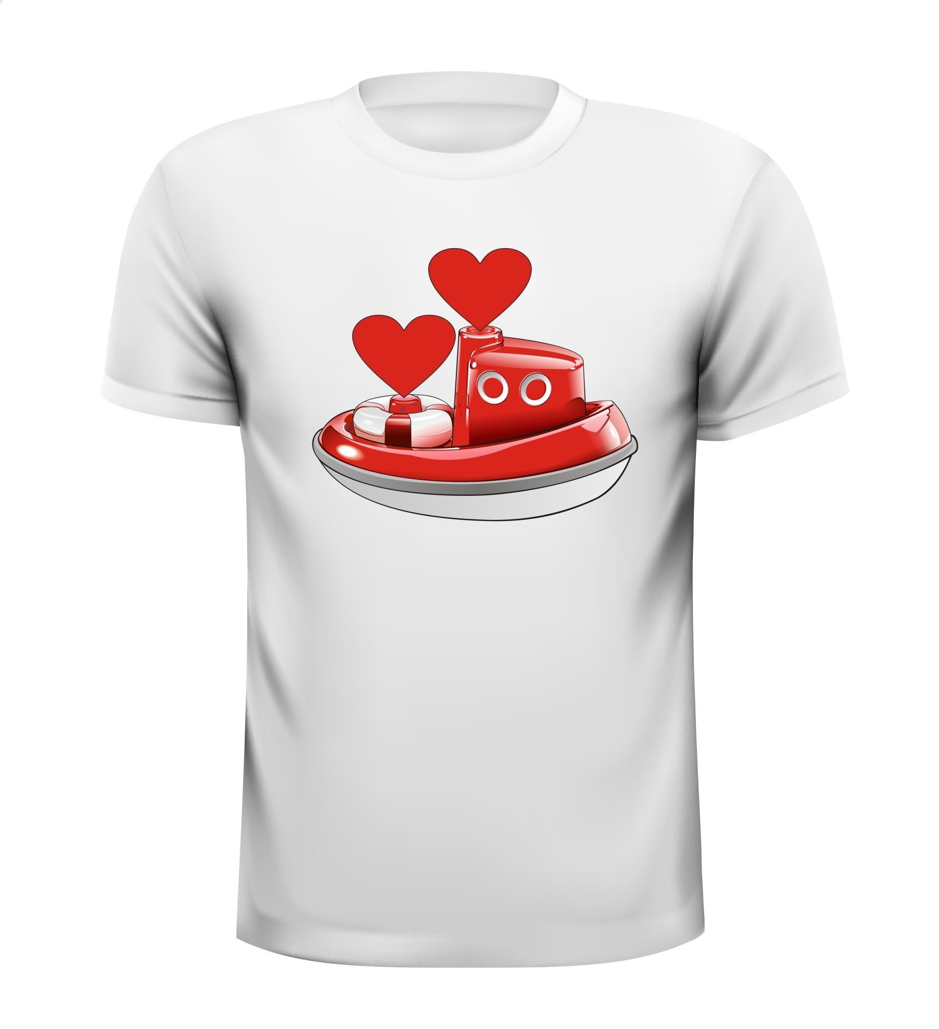 T-shirt The love boat grappig gek de liefdes boot