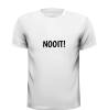 foto 3 Tekst T-shirt met de tekst nooit
