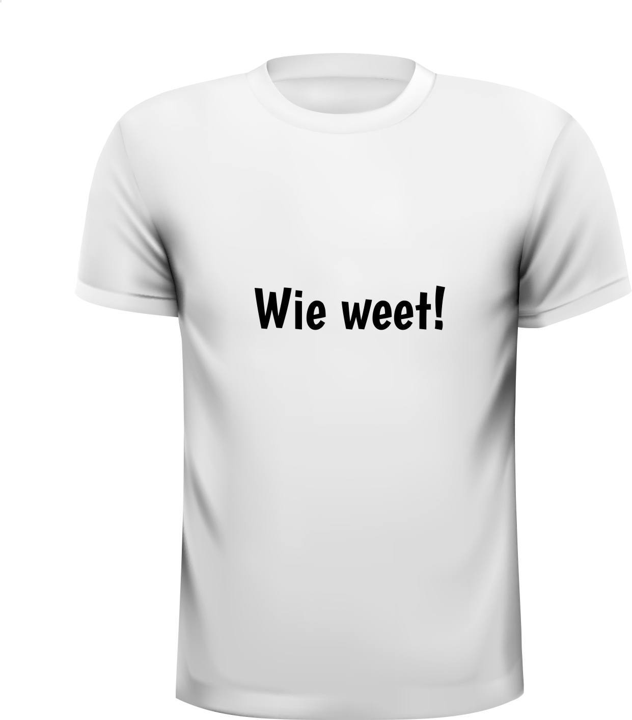 Wie weet T-shirt