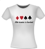 foto 2 alle troeven in handen T-shirt klaverjassen jokeren pesten