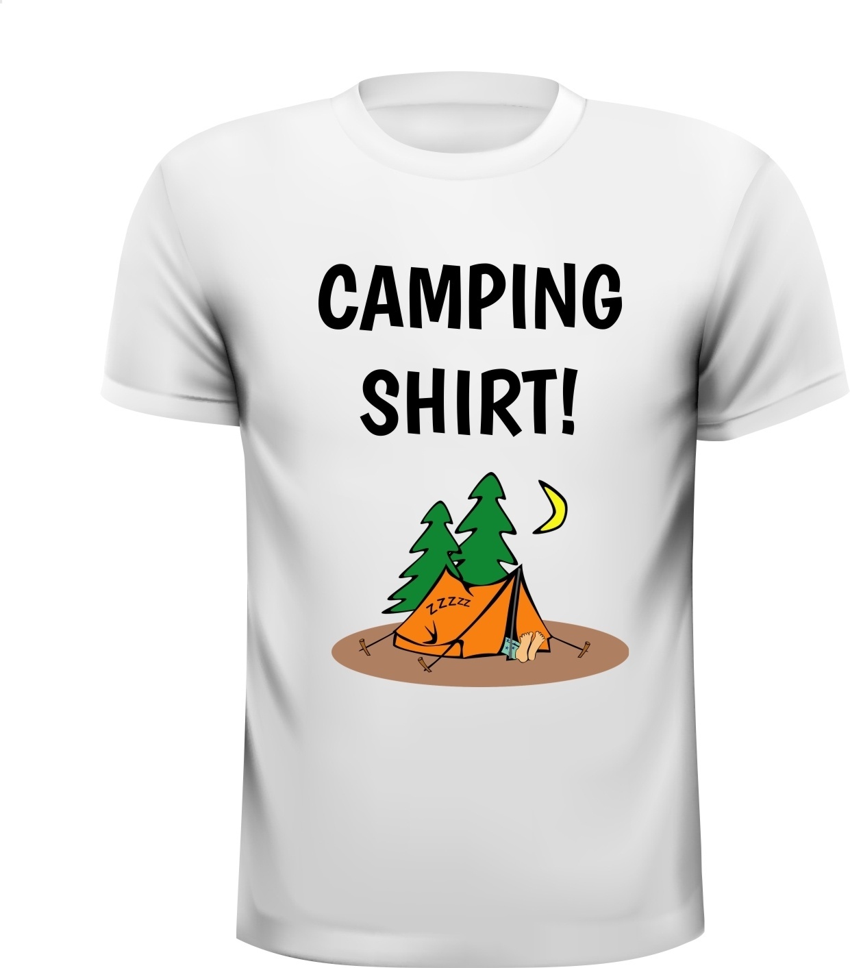 Camping shirt vakantie t-shirt kamperen grappig