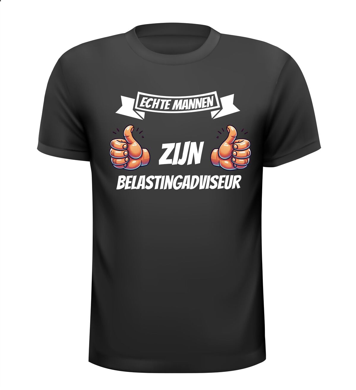 Echte mannen zijn belastingadviseur T-shirt leuk gek grappig