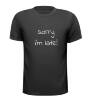 foto 1 sorry i'm late T-shirt