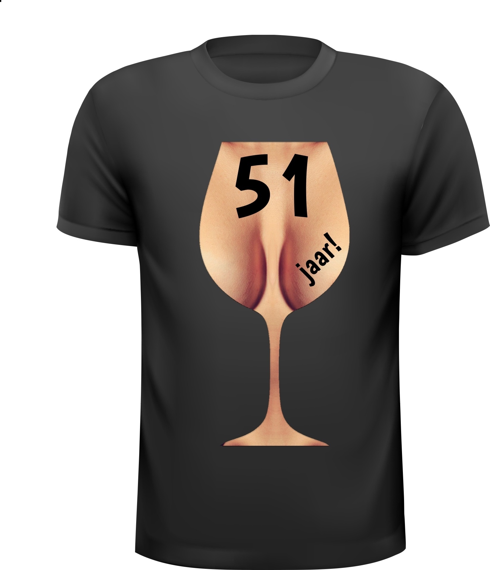 verjaardagscadeau sexy ondeugend 51-jarige shirt borsten 