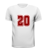 20 getal leeftijd T-shirt kado verjaardag