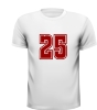 25 getal leeftijd T-shirt kado verjaardag