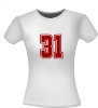 foto 2 cijfer 31 getal T-shirt leeftijd