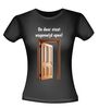 foto 2 De deur staat wagenwijd open T-shirt gastvrijheid