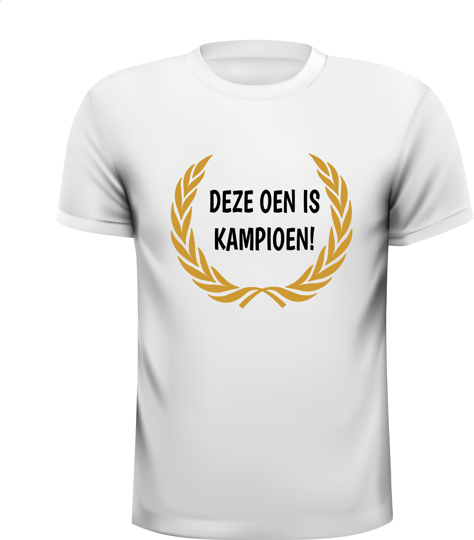 Deze oen is kampioen shirt grappig