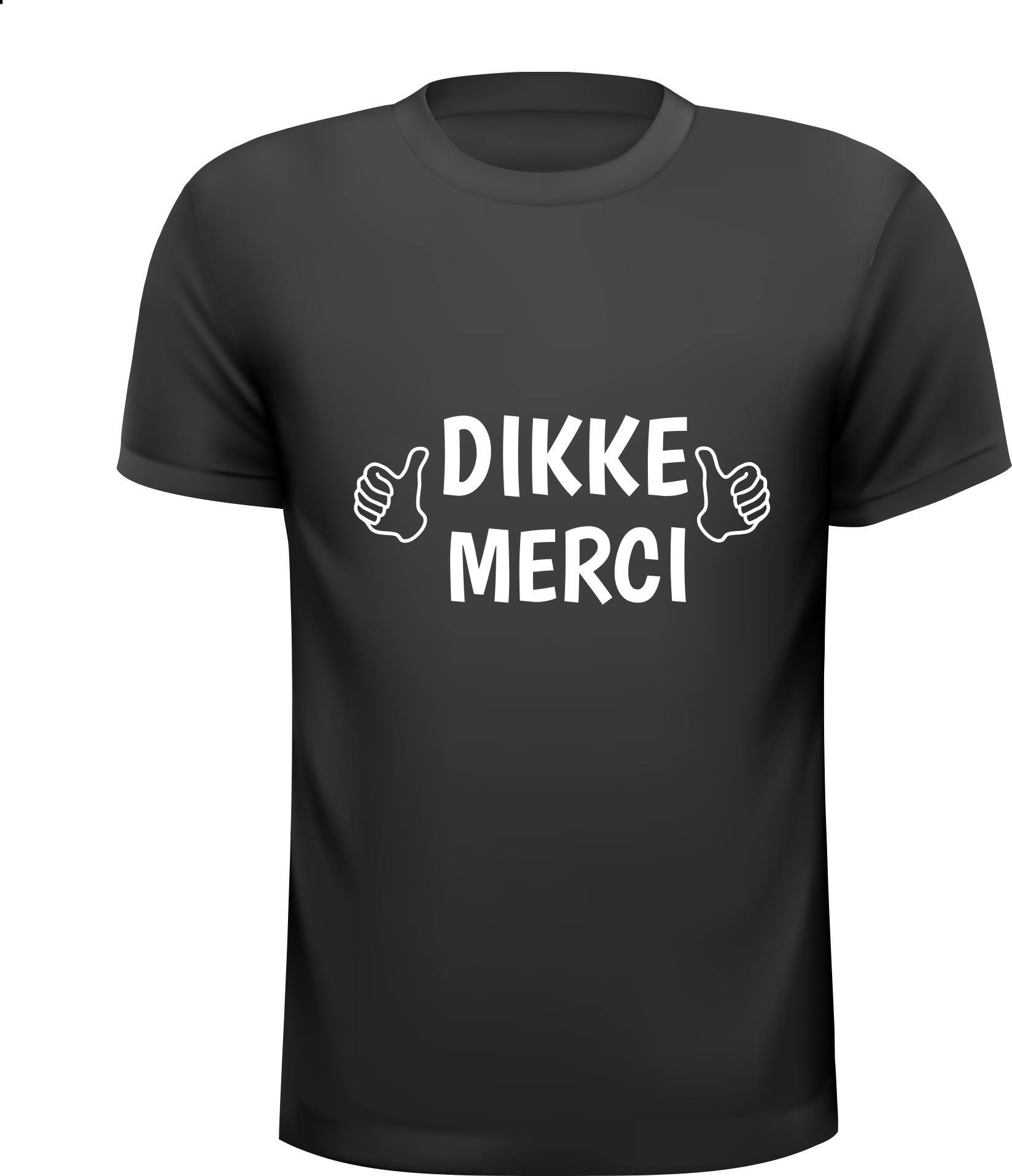 Dikke merci T-shirt onwijs bedankt geschenk