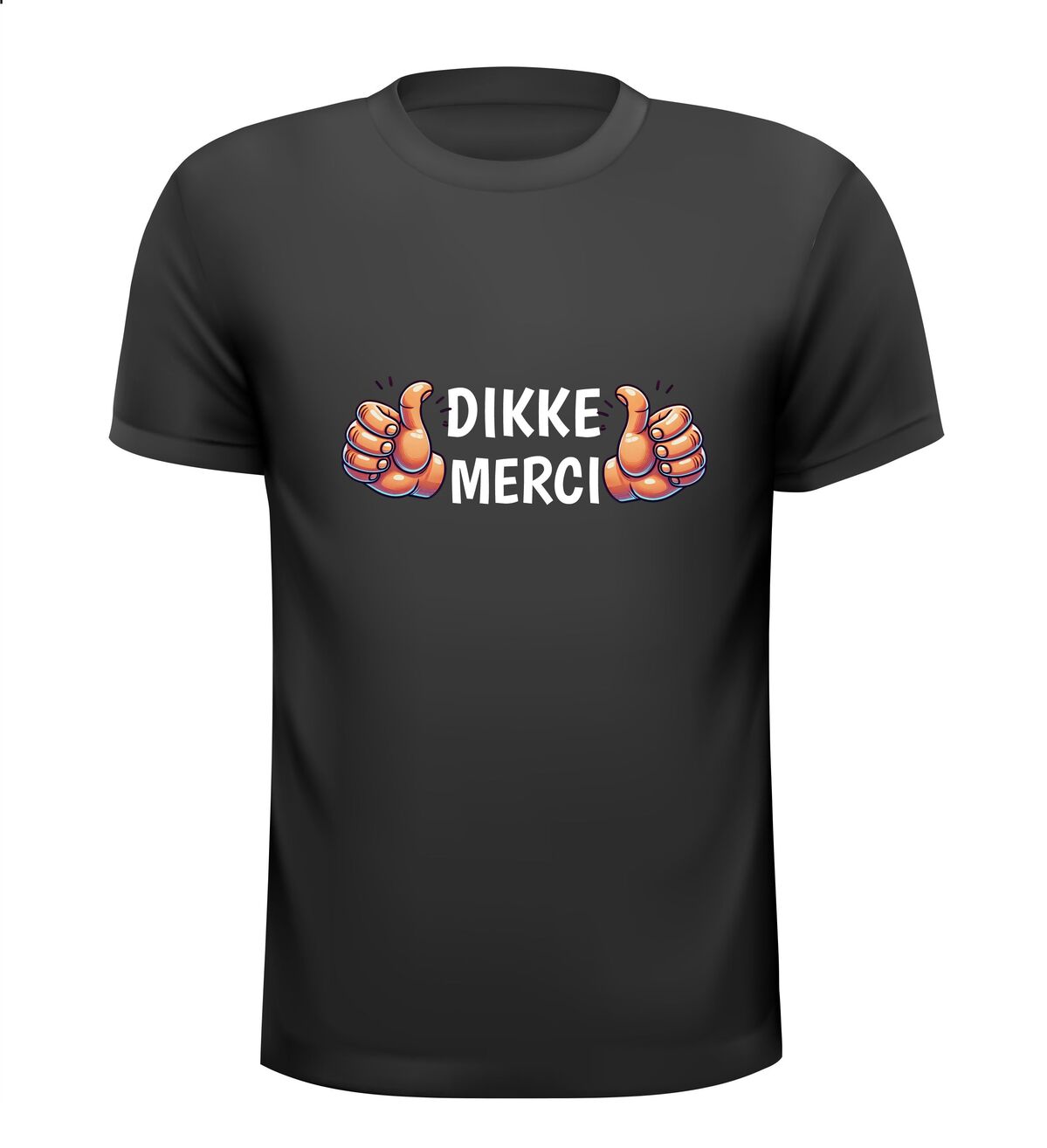 Dikke merci T-shirt onwijs bedankt geschenk