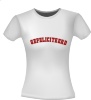 foto 2 gefeliciteerd t-shirt wit met robijnrode letters