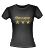 Glamourpoes T-shirt glitter goud