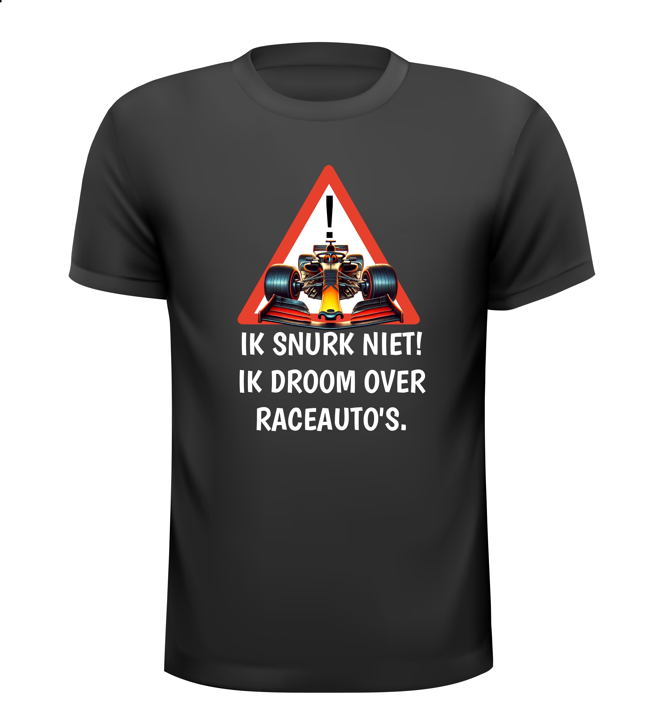 Ik snurk niet ik droom over Raceauto's T-shirt autorace