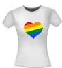foto 2 LGBT hart shirt Lesbisch Gay Homoseksualiteit Regenboog t-shirt