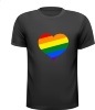 foto 3 LGBT hart shirt Lesbisch Gay Homoseksualiteit Regenboog t-shirt