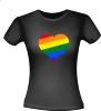foto 4 LGBT hart shirt Lesbisch Gay Homoseksualiteit Regenboog t-shirt