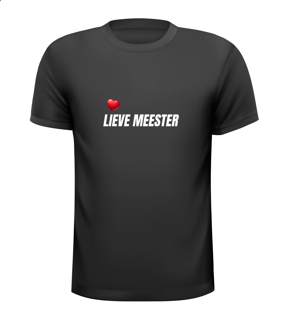 Lieve meester T-shirt bedankje meester leuk origineel lief