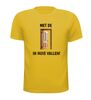 foto 15 Met de deur in huis vallen T-shirt spreuk humor